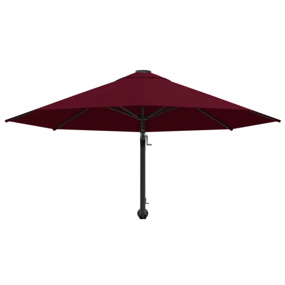 Umbrelă de soare de perete roșu vișiniu - 300cm