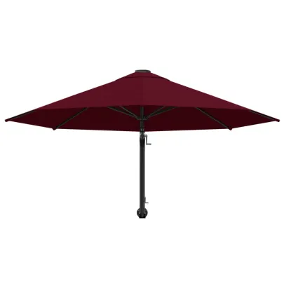 Umbrelă de soare de perete roșu vișiniu - 300cm