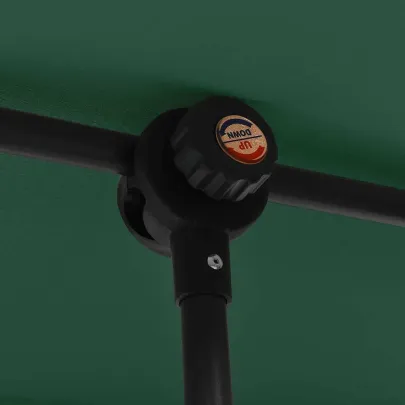 Umbrelă de Grădină cu Stâlp Aluminiu Verde | Livrare Gratuită