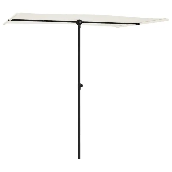 Umbrelă Grădină Aluminiu Albă 2x1.5m - Livrare Gratuită Umbrelă Grădină Aluminiu Albă 2x1.5m - Livrare Gratuită