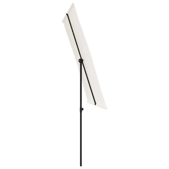 Umbrelă Grădină Aluminiu Albă 2x1.5m - Livrare Gratuită Umbrelă Grădină Aluminiu Albă 2x1.5m - Livrare Gratuită