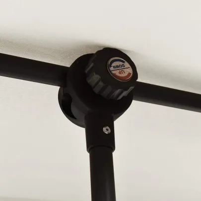 Umbrelă Grădină Aluminiu Albă 2x1.5m - Livrare Gratuită