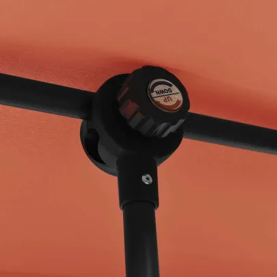 Umbrelă Grădină Aluminiu Cărămiziu 200x150 cm - Livrare Gratuită