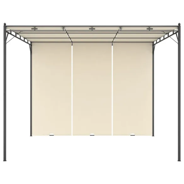 Pavilion de Grădină cu Perdea - Protecție Solară - 3x3m Pavilion de Grădină cu Perdea - Protecție Solară - 3x3m
