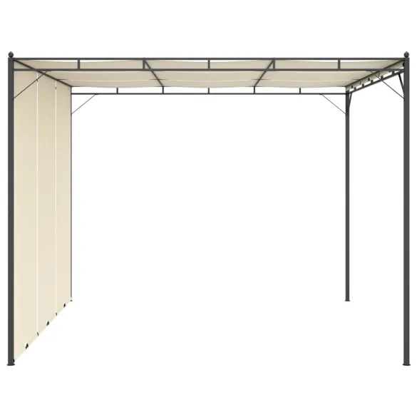 Pavilion de Grădină cu Perdea - Protecție Solară - 3x3m Pavilion de Grădină cu Perdea - Protecție Solară - 3x3m