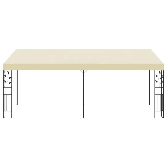 Pavilion de Perete Crem 6x3m - Acoperiș pentru Grădină | Livrare Gratuită