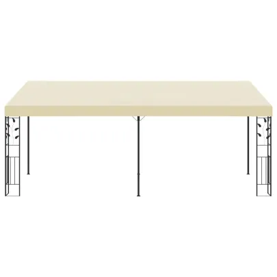 Pavilion de Perete Crem 6x3m - Acoperiș pentru Grădină | Livrare Gratuită