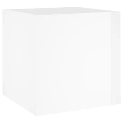 Jardinieră Albă Lemn Compozit 40x40 cm - Livrare Gratuită