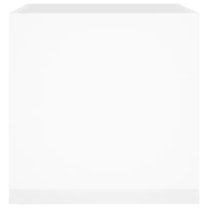 Jardinieră Albă Lemn Compozit 40x40 cm - Livrare Gratuită