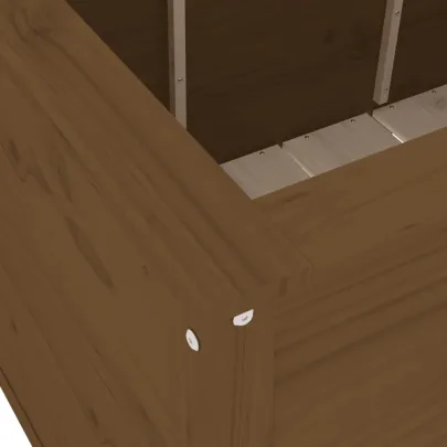 Strat Înălțat Grădină Lemn Masiv Pin - Livrare Gratuită