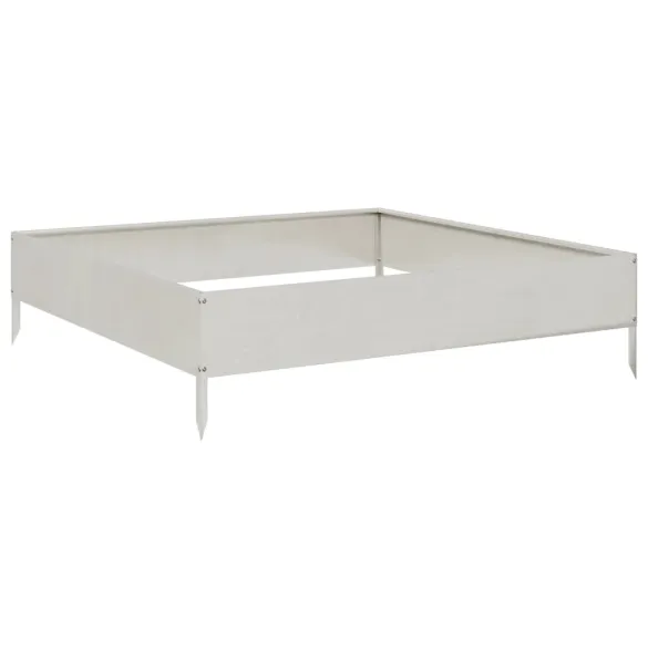 Strat Ridicat Grădină Oțel Inoxidabil 100x100x26 cm