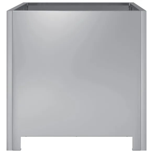 Jardinieră Grădină Oțel Galvanizat 40x40x40 cm | Livrare Gratuită