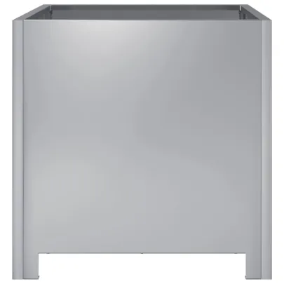 Jardinieră Grădină Oțel Galvanizat 40x40x40 cm | Livrare Gratuită