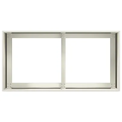 Jardinieră Albă Oțel 80x40x40 cm - Livrare Gratuită