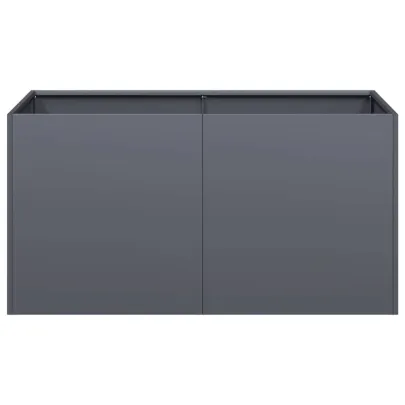 Jardinieră Antracit Oțel Laminat la Rece 80x40x40 cm