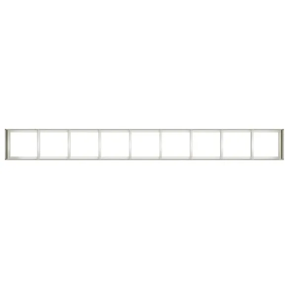 Jardinier Alb Oțel Laminat la Rece 360x40x40 cm - Comandă Online