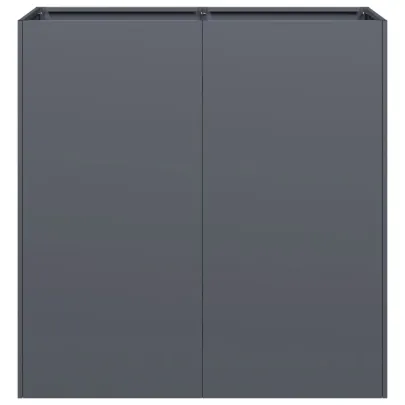 Jardinieră Antracit Oțel Laminat 80x40x80 cm - Livrare Gratuită