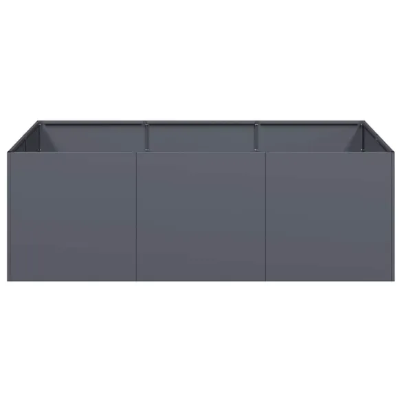 Jardinieră Antracit Oțel 120x80x40 cm - Livrare Gratuită