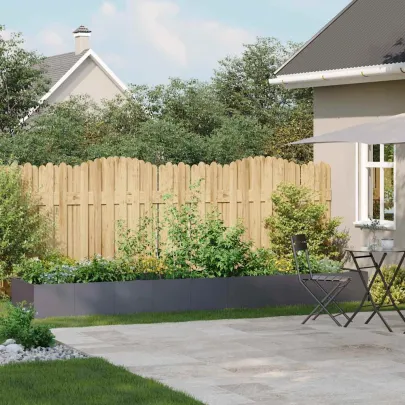 Jardinieră Antracit Oțel 360x80x40 cm - Livrare Gratuită