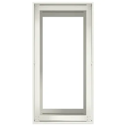 Jardinieră Albă Oțel 40x80x80 cm - Livrare Gratuită