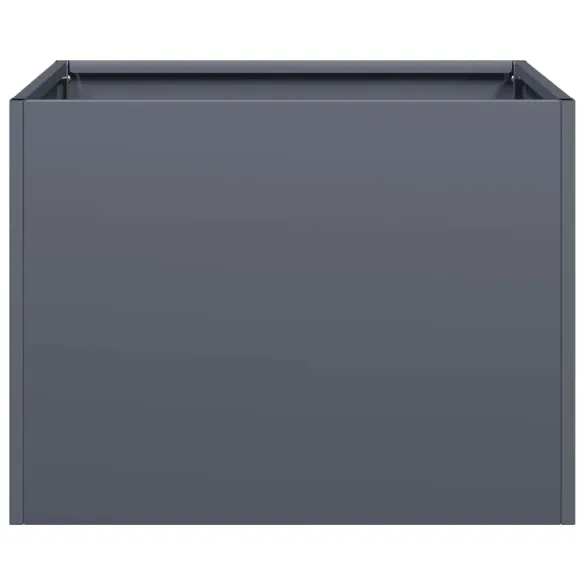 Jardinieră Antracit Oțel 40x40x30 cm - Livrare Gratuită