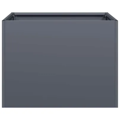 Jardinieră Antracit Oțel 40x40x30 cm - Livrare Gratuită