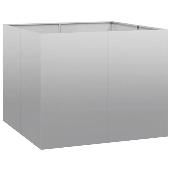 Jardinieră Oțel Galvanizat 100x100x80 cm - Livrare Gratuită