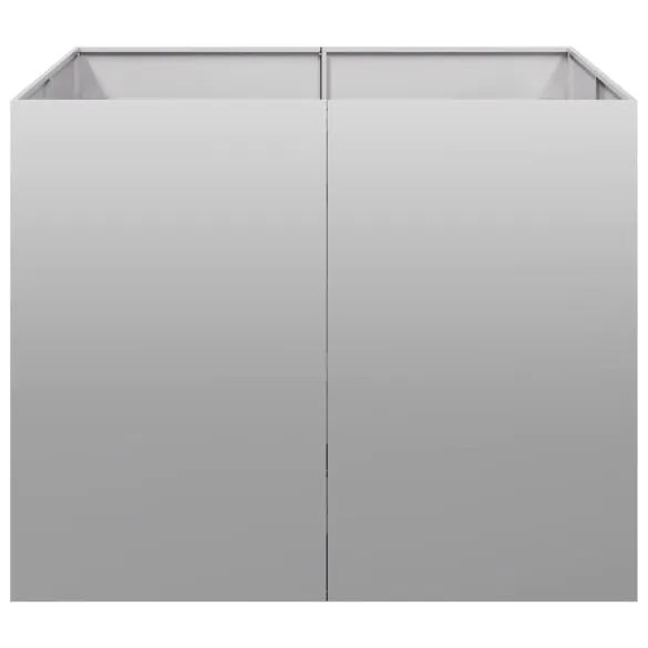 Jardinieră Oțel Galvanizat 100x100x80 cm - Livrare Gratuită