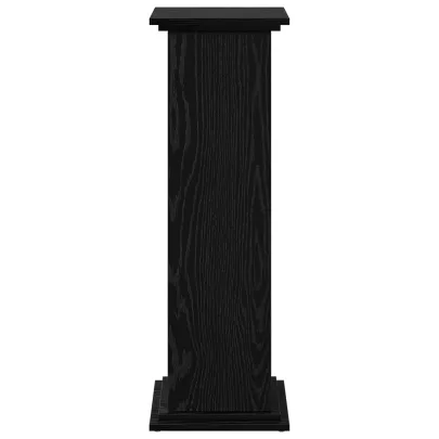 Suport Plante cu Depozitare Stejar Negru 90 cm | vidaXL