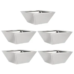 Ghivece Grădină Oțel Inoxidabil - Set 5 Bucăți 2