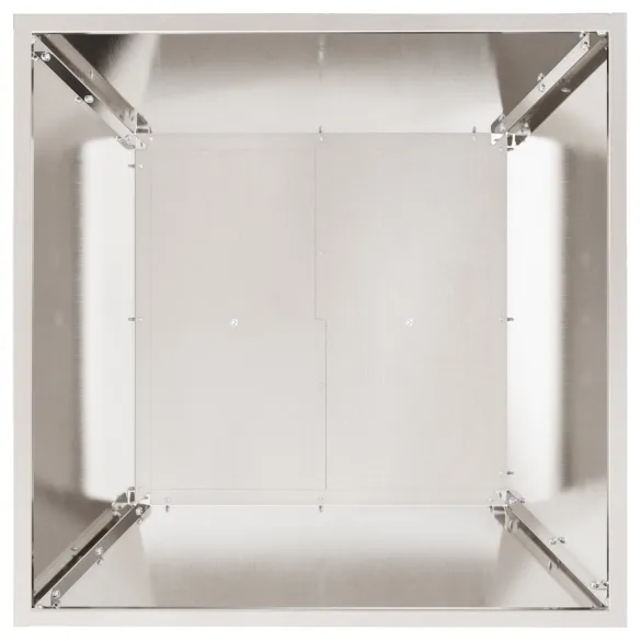 Ghiveci Metalic Oțel Inoxidabil 50x50x15 cm - Interior/Exterior