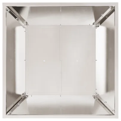 Ghiveci Metalic Oțel Inoxidabil 50x50x15 cm - Interior/Exterior