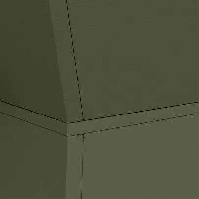 Suport Plantă Metal Verde Măsliniu 35x35x73 cm | Interior/Exterior