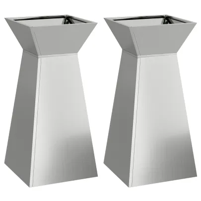 Ghivece Metalice Oțel Galvanizat pentru Interior/Exterior