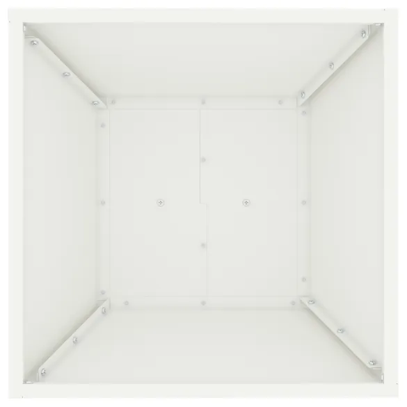 Suport Plantă Metal Alb 40x40x101 cm | Interior/Exterior