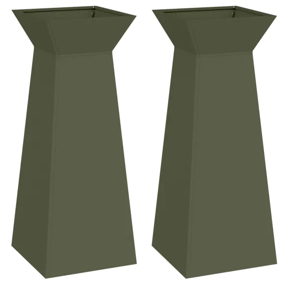 Suport Plantelor Metalic Verde Oliv | Livrare Gratuită