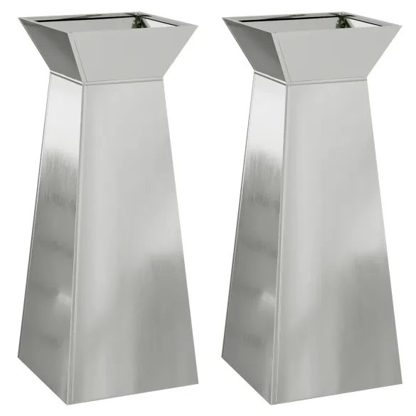 Suport Plante Oțel Galvanizat 40x40x101cm | Interior/Exterior