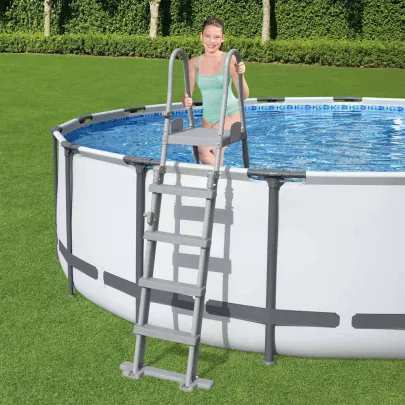 Scară Siguranță Piscină 4 Trepte Flowclear - 132 cm