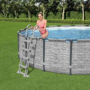 Scară Siguranță Piscină 4 Trepte Flowclear - 122 cm