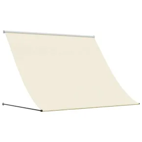 Copertină Retractabilă Crem 250x150 cm - Țesătură și Oțel 2