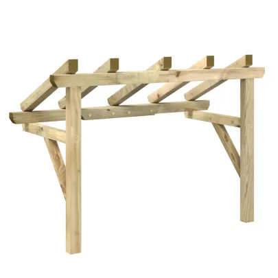 Copertină Ușă Lemn Masiv Pin - 150x100 cm | Livrare Gratuită