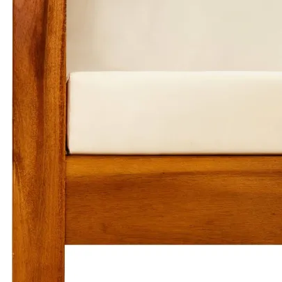 Bancă grădină cu baldachin - Lemn acacia | Livrare gratuită