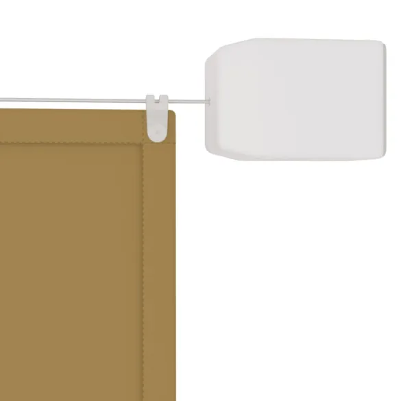 Copertină Verticală Bej 140x600 cm - Țesătură Oxford Rezistentă Copertină Verticală Bej 140x600 cm - Țesătură Oxford Rezistentă