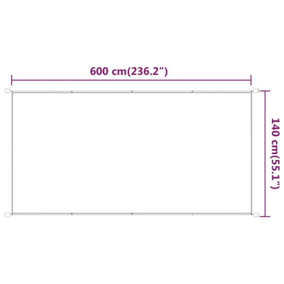 Copertină Verticală Bej 140x600 cm - Țesătură Oxford Rezistentă Copertină Verticală Bej 140x600 cm - Țesătură Oxford Rezistentă