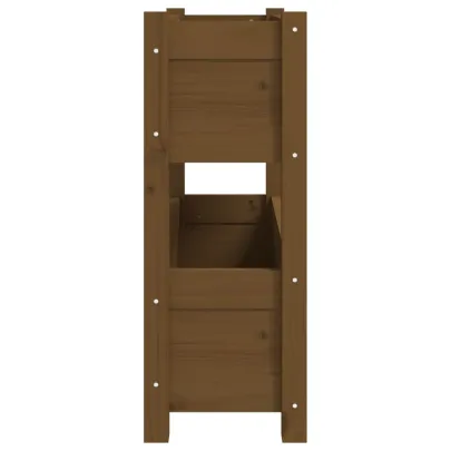 Jardinieră Lemn Masiv de Pin - Decor Grădină Rustic