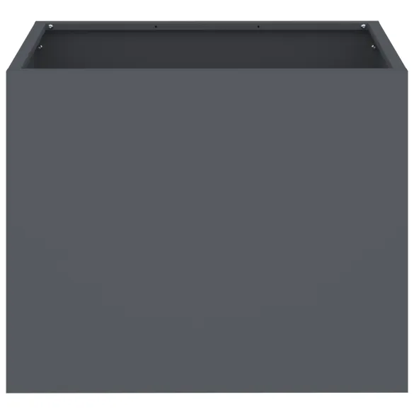 Vază Grădină Industrială Antracit 50x32x40 cm | Livrare Gratuită