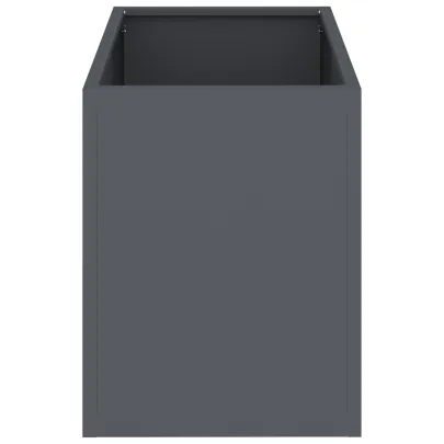 Vază Grădină Industrială Antracit 50x32x40 cm | Livrare Gratuită