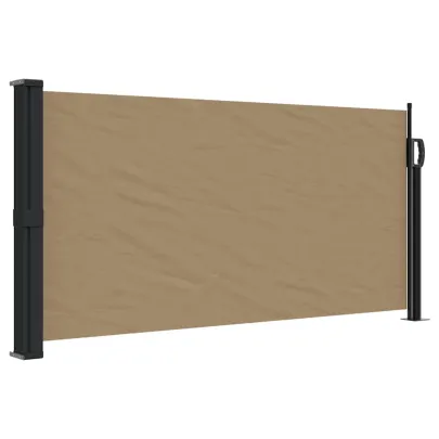Copertină Laterală Retractabilă 100x500 cm - Gri Taupe