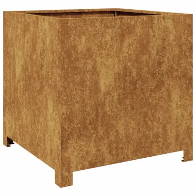 Jardinieră Oțel Rezistent 50x50x50 cm - Livrare Gratuită