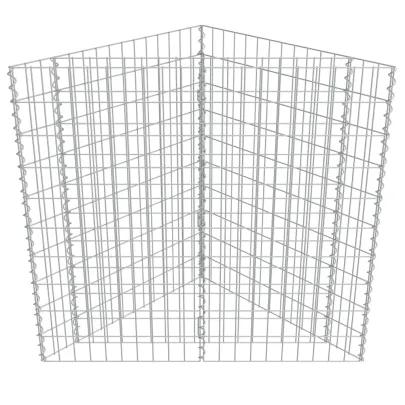 Strat Înălțat Gabion Oțel Galvanizat 75x75x50 cm